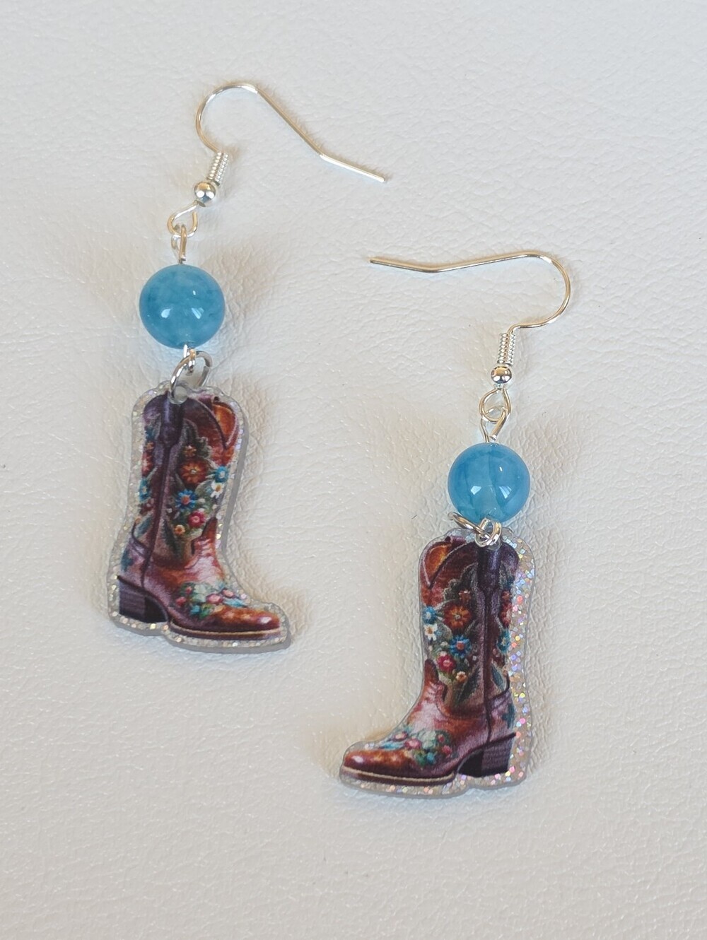 Cowgirl Boot Dangle Earrings